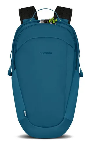 Pacsafe Eco ECONYL® 25 L Backpack Tidal Teal - Tagesrucksäcke mit Diebstahlschutz, ideal für Freizeit und Ausflüge. Der umweltfreundliche Rucksack bietet Sicherheit und Stil in einem.