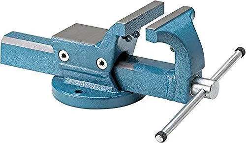 Parallelschraubstock 180mm - Robuste Werkstatteinrichtung - Ideal für Holz- und Metallbearbeitung, mit nachstellbarer zentrischer Führung für präzises Einspannen und langer Standzeit dank gehärtetem Amboss und Spannbacken.