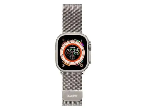 LAUT ULTRA LOOP Titanium Steel Band für Apple Watch Ultra - Smartwatch Ersatzarmbänder mit hochwertigem Titanstahl, langlebig und stilvoll für den perfekten Look.