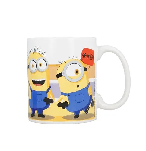 Storline Tasse Minions 2 Tasse 325ml im Geschenkset – Fanartikel für Kinder, Keramik