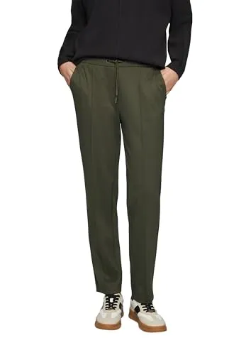 s.Oliver Damen Hose mit Elastikbund in grün von s.Oliver