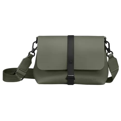 Gaston Luga Spläsh Crossbody Bag - Olive, 20 cm - Umhängetasche aus hochwertigem, wasserdichtem Material mit abnehmbarem Schultergurt, ideal für entspannte Tage und stilvolle Aufbewahrung.