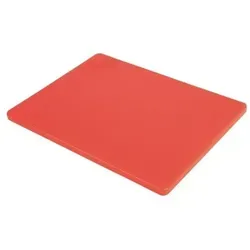 Hygiplas Ldpe Schneidebrett Rot 30,5X22,9X1,2Cm