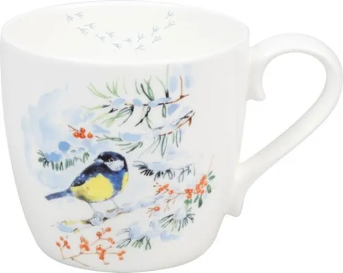 TASSE BECHER WINTER BIRD MEISE 450 ML VON KÖNITZ NEU OVP