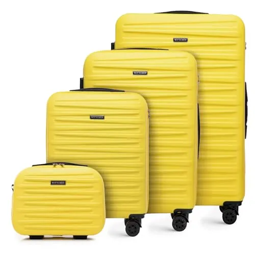 WITTCHEN Skyspeed Line Reisekoffer 4er Set in gelb von Wittchen