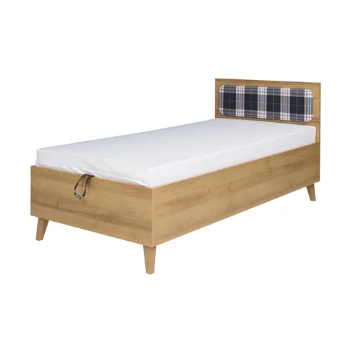 Beautysofa Jugendbett MORENO 90×200 mit Bettkasten - Modernes Jugendbett mit praktischem Bettkasten für zusätzlichen Stauraum. Ideal für Jugendzimmer, überzeugt durch stilvolles Design und robuste Verarbeitung. Maße: 94,5 cm x 90 cm x 204,5 cm.