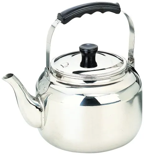 Ibili Mokkakanne 4L aus Edelstahl - Eleganter Wasserkocher aus Edelstahl mit 4L Fassungsvermögen, ideal für Tee und Kaffee. Spülmaschinenfest und für Induktion geeignet – perfekter Helfer für Zuhause und Gastronomie.