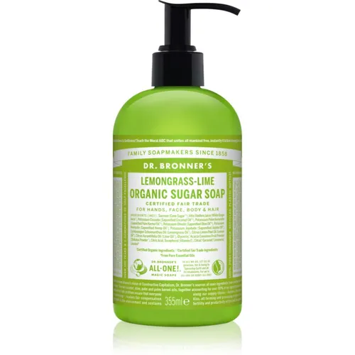 Dr. Bronner’s Lemongrass & Lime Flüssigseife Für Körper und Haar 355 ml