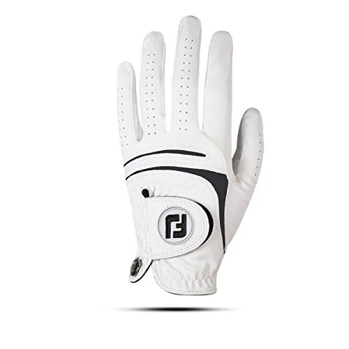FootJoy WeatherSof Herren Golfhandschuh, Weiß, XL