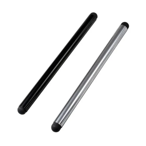 P4A Eingabestift für Ulefone Note 8P, 2er Pack (Silber, schwarz), Länge: 103mm Ø5mm