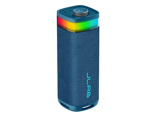 Jlab JLab Jbuds Party Navy Bluetooth-Lautsprecher - Kabelloser Bluetooth-Lautsprecher mit langer Akku-Laufzeit für ununterbrochenen Musikgenuss. Ideal für Partys und Treffen, kompakt und leicht zu transportieren.