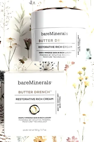 Produktbild BareMinerals Butter Drench Restorative Rich Cream für trockene bis sehr trockene Haut 50g
