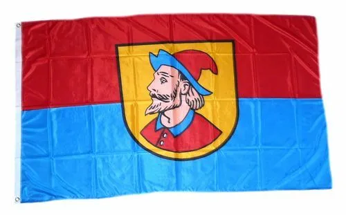 Flagge / Fahne Heidenheim Hissflagge 90 x 150 cm in blau von FahnenMax®