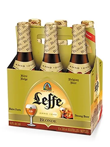 Leffe Blond belgisches Abtei stark Bier Six Pack