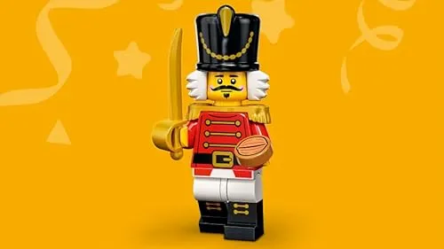 FCP LEGO Serie 23 Nussknacker Soldat Minifigur 71034 (Beutel), Gelb, Grün