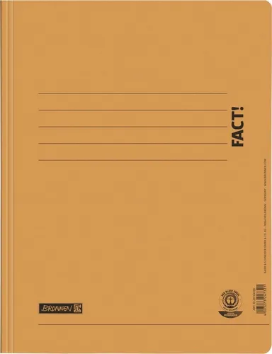BRUNNEN Aktenordner Baier & Schneider Schnellhefter FACT!or - Orange Transparent