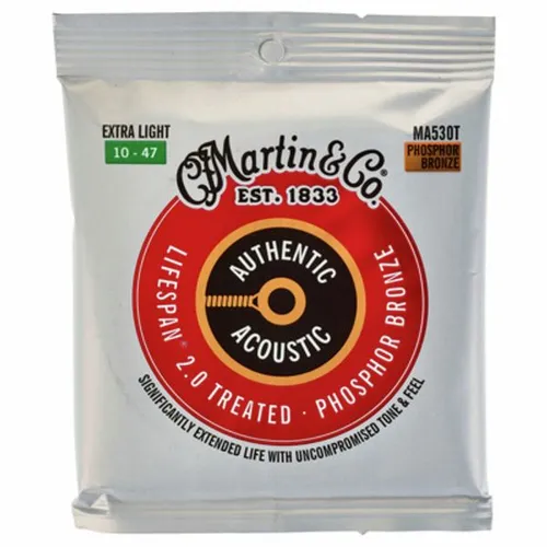 MA-530T Authentic Treated Set von Martin Guitar