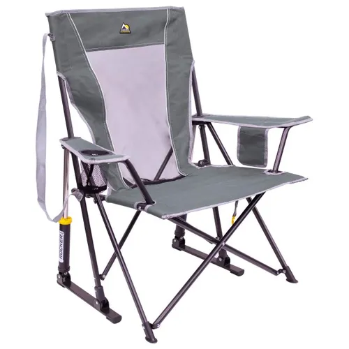 GCI Outdoor Comfort Pro Rocker Schaukelstuhl mit Getränkehalter - Schaukelstuhl für draußen, mit patentierter Federwirkungstechnologie für sanftes Schaukeln und einem integrierten Getränkehalter - perfekt für entspannte Stunden im Freien.