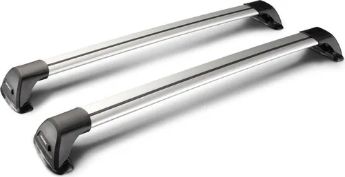 Paar Yakima Flush Gemischte Aluminium-Teleskopdachträger 90+95 cm