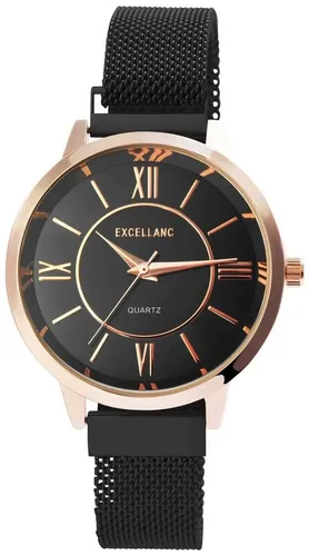 Excellanc Quarzuhr EX0553, Damenuhr Edelstahl - Armbanduhren – stilvolle Damenuhr aus Edelstahl mit hochwertigem Quarzwerk, ideal für jeden Anlass und perfekt als Geschenk für besondere Momente.