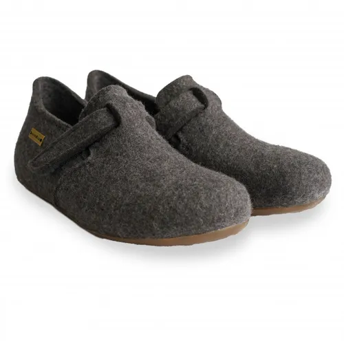 HAFLINGER Everest Focus Filzpantoffel Anthrazit, Gr. 41