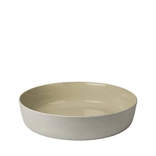 Blomus Salatschüssel M Sablo Savannah, 28 cm Keramikschale - Elegante Salatschüssel aus hochwertiger Keramik, ideal für stilvolle Tischdekoration und das Servieren von Salaten.