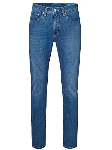 Pierre Cardin Herren Lyon FUTUREFLEX Tapered Fit Jeans, Blau (Blue 92), W32/L34 - Stylische Tapered Fit Jeans mit innovativen Stretch-Fasern für höchsten Komfort und Bewegungsfreiheit. Pflegeleicht und formstabil, ideal für den täglichen Einsatz.