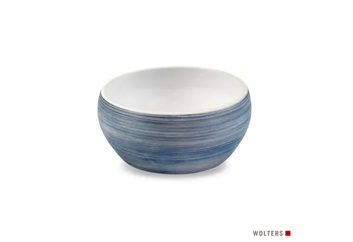 Wolters Diner Stone Hundenapf Blau S-0,25l - Keramik mit natürlicher Steinoptik, spülmaschinengeeignet und lebensmittelecht