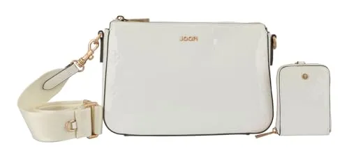 JOOP! Umhängetasche Decoro Lucente Set (2-tlg) - Stylische Umhängetasche im Logomuster, ideal für Stadtbummel und Cafés. Set enthält eine Utensilientasche für zusätzlichen Stauraum und besticht durch hochwertige Lackoptik.
