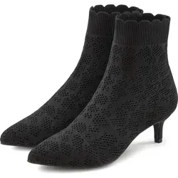 LASCANA Sock Boot High Heel Stiefelette - Wanderschuhe mit modischem Design, elastischer Spitze und komfortablem 5 cm Absatz – ideal für stilvolle Outdoor-Abenteuer!