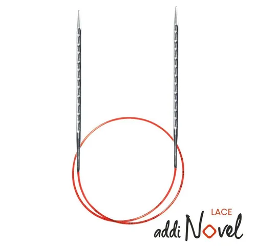 addi Stecknadeln addiNovel Rundstricknadel viereckige Nadeln Länge 60 cm/80 cm, Stricknadel im viereckigen Design in verschiedenen Stärken