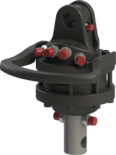 Formiko FHR 1.000L - Hochleistungs Drehmotor für Greifer - Motor-Gartengeräte Zubehör mit unbegrenztem Drehwinkel und 1000 kg Tragkraft, ideal für schwere Greiferanwendungen und höchste Effizienz.