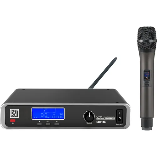 BST UDR116 1-KANAL UHF FUNKMIKROFON SET HANDSENDER BÜHNE SHOW PARTY MUSIK DJ
