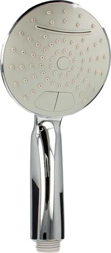 tecuro Handbrause ew-120R - mit Schwallstrahl - ideal für Sauna und Wellness, verchromt