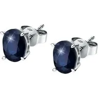 Valeria Ohrstecker 89132738 585er Weißgold in blau von Valeria