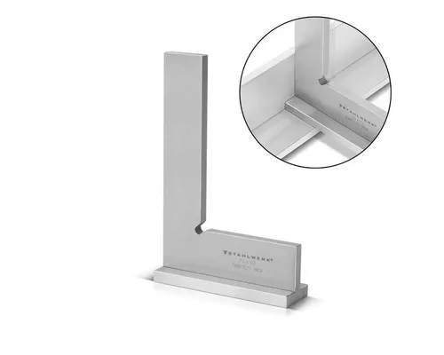 STAHLWERK Flachwinkel Anschlagwinkel 90° 50 x 40 mm DIN 875/1, (1-St)