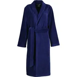 Cawö Damenbademantel mit Schalkragen - Bademantel aus 80% Baumwolle und 20% Polyester, knielang in hochwertiger Wirkvelours Qualität für höchsten Komfort und Eleganz.