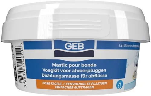 GEB 3283981040204 Dichtmasse für Ablaufgarnitur, 200 g, unbekannt, One Size