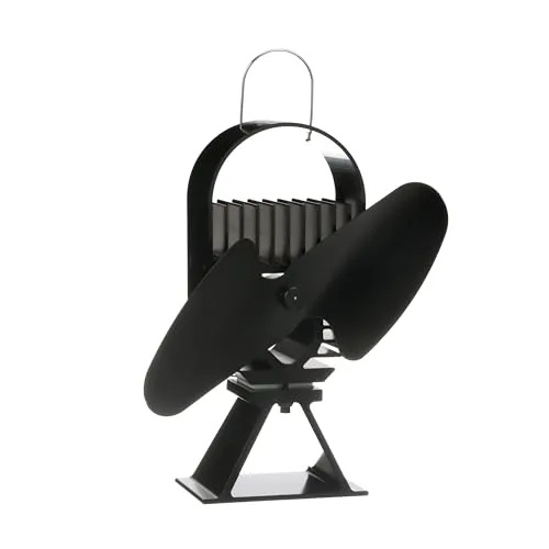 Ecofan AirDeco II Wärmebetriebener Ofenventilator – Niedrigtemperatur-Technologie – Stark 190 CFM