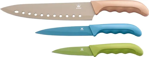 Produktbild KING Messer-Set Metallic (Set, 3-tlg), metallic, 3-teilig