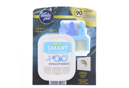 ambi pur Raumduft-Nachfüllflasche Ambi Pur 3Volution Starterset Ocean Raumduft elektrischer Diffuser und