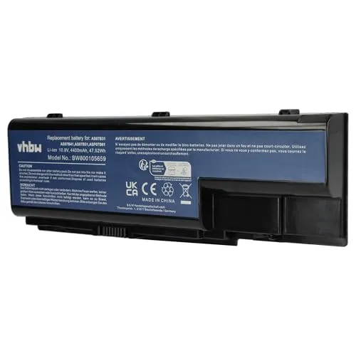 Produktbild vhbw Akku kompatibel mit Acer Aspire 7736Z, 7736ZG, 7738, 7738G, 7740, 7740G, 8530, 8530G, 8730G Notebook Laptop Ersatz für AS07B32, AS07B72