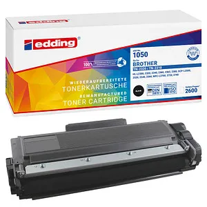 kompatibel für Brother TN-2320 - Edding EDD-1050 Toner schwarz, 2600 Seiten Kapazität, recycelt und umweltschonend