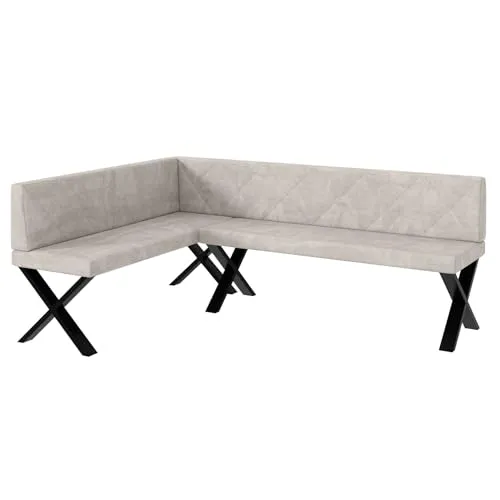 MEBLINI Eckbank für Esszimmer in beige von MEBLINI