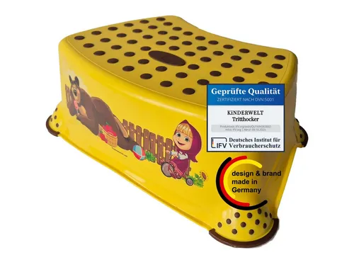 KiNDERWELT Tritthocker Premium stabiler Tritthocker Masha