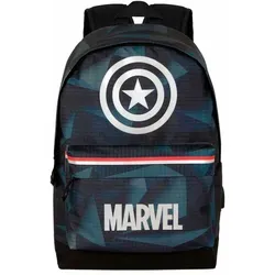 Marvel Captain America Rucksack - Stylischer Rucksack für Marvel-Fans, inspiriert von Captain America. Hochwertige Materialien, großzügiger Stauraum und gepolsterte Schultergurte für optimalen Tragekomfort. Ideal für Schule, Arbeit oder Freizeit!