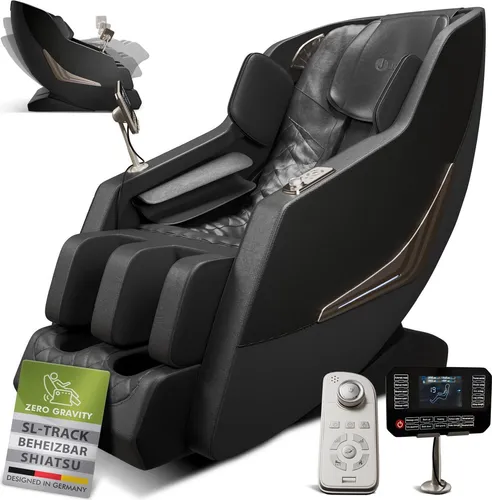 Juskys Massagesessel Paros – Ganzkörpermassage mit SL-Track & Zero-Gravity