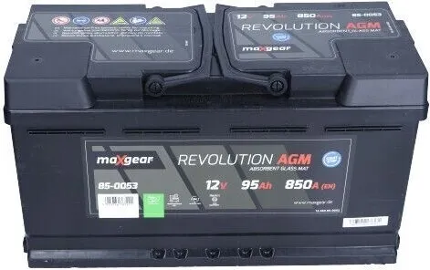MAXGEAR Starterbatterie 12V 95Ah 850A/EN L5 für Auto LKW Batterie