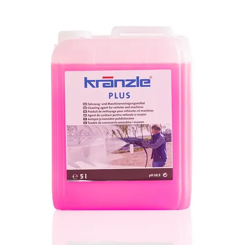 Kränzle 412721 Schaumreiniger Alfa Plus 5 L - Hochdruckreiniger Zubehör, effektiver Spezialreiniger zur Entfettung und gründlichen Reinigung von Fahrzeugen mit pH-Wert 13,2 im unverdünnten Zustand.