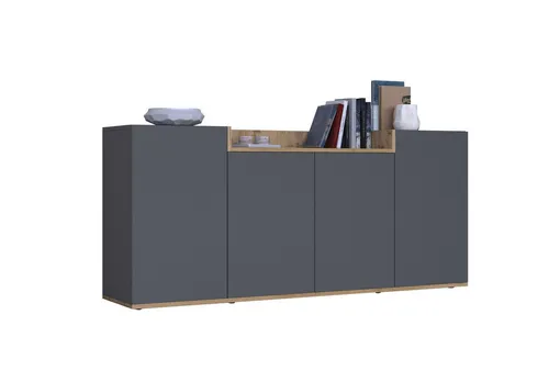 OTTO home Sideboard BOLSENA – Modernes Lowboard mit 6 Fächern